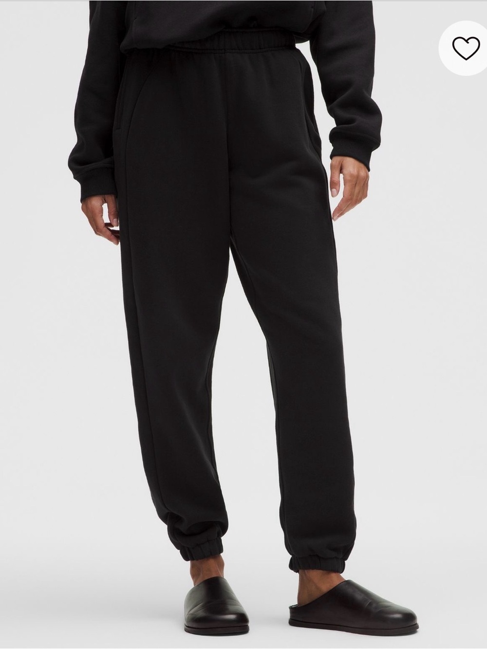 Lululemon Mid-Rise Scuba Oversized Jogger *Regular, Black